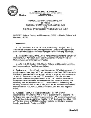 dau to moa|Sample DoD MOA Template .